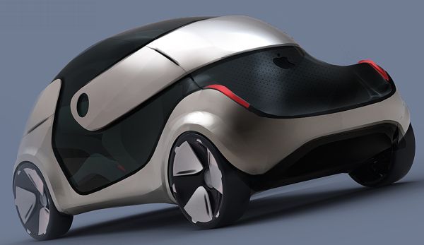 iMove苹果概念电动汽车_工业产品设计.